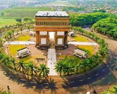 Pemandangan kota Kediri